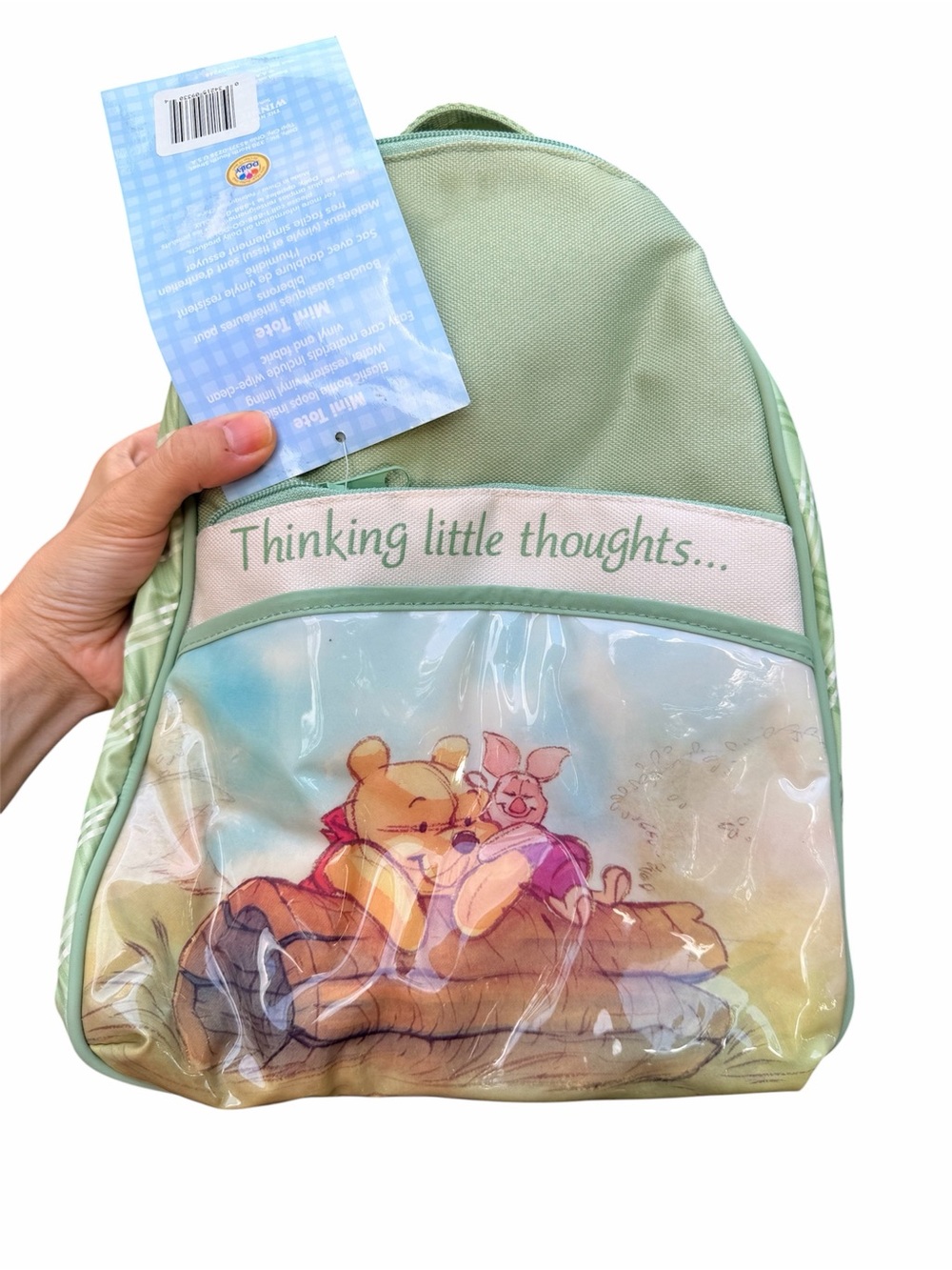 DISNEY WINNIE THE POOH “Thinking Little Thoughts” Mini Children’s Backpack NEW